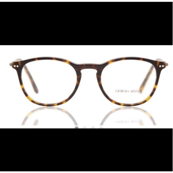 Vintage Giorgio Armani Dark Havana Tortoise Frames Of Life Glasses Designer - Picture 1 of 7